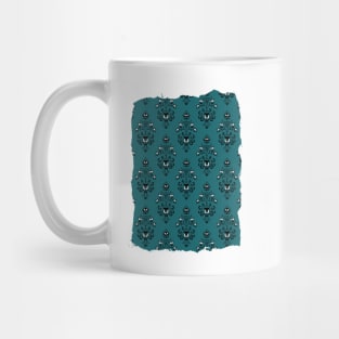 Haunted Mansion Wallpaper Dark Green #Bold Mug